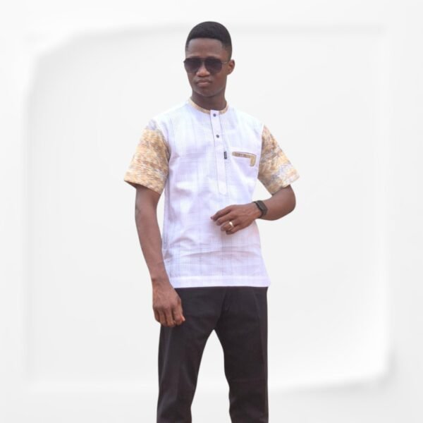 Chemise Homme à Manches courtes – Élégance Discrète – Image 3