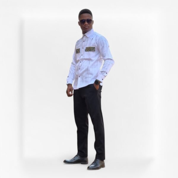 Chemise Homme Élégance Rayée – Image 4
